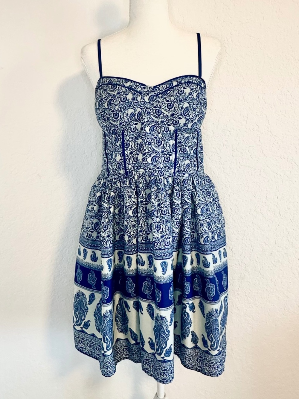 Band of Gypsies Paisley Boho-Style Sundress, Size S